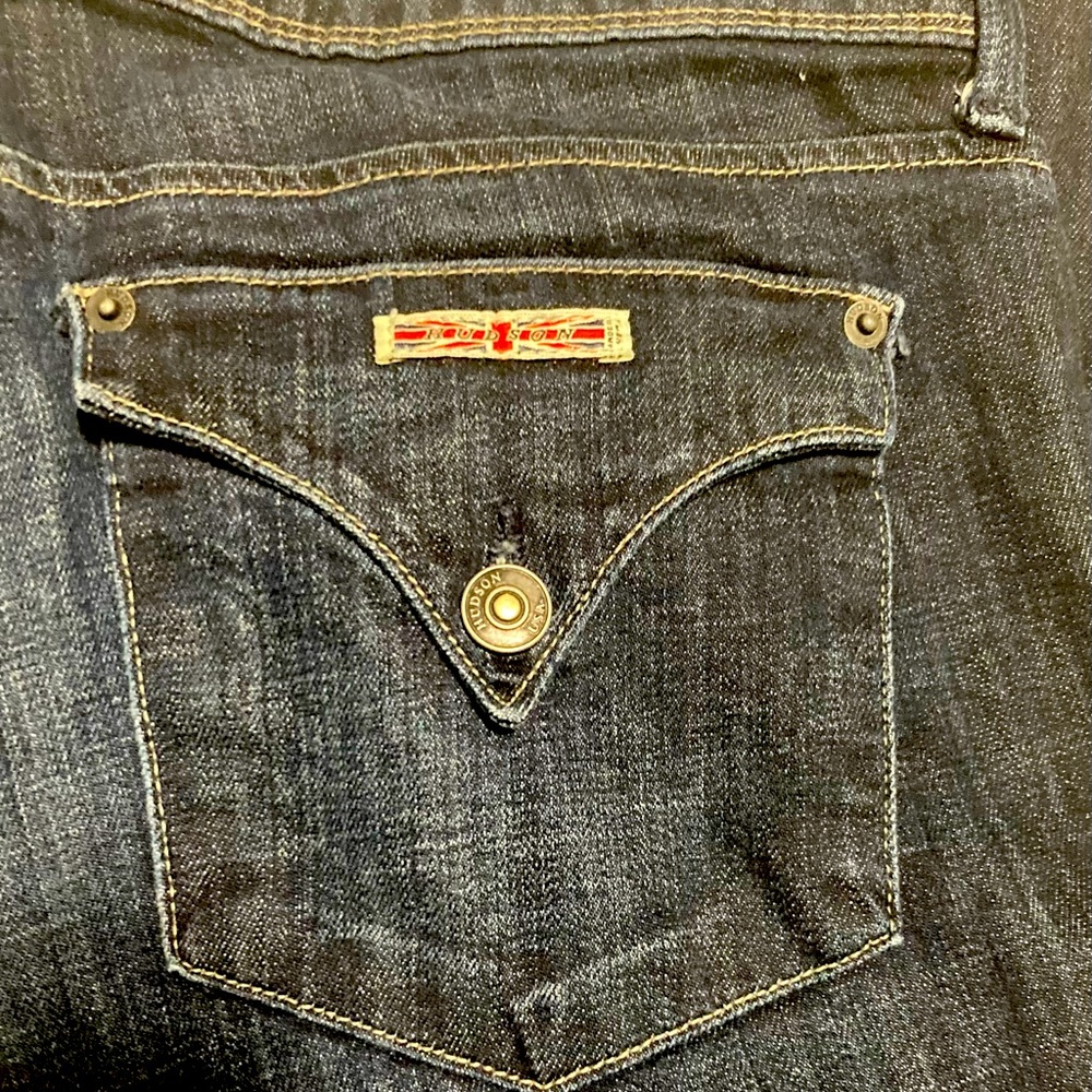 HUDSON Skinny jeans dark wash. Gently used - no holes. waist 31 inseam- 31)